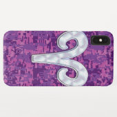 Coques Case-Mate iPhone Pearle comme Aries SIGNE Zodiaque Camouflage rose (Dos (Horizontal))