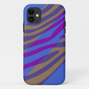 Coques Pour iPhone Peau à motif animal zèbre coloré rétro 11