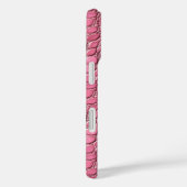 Coques Case-Mate iPhone Peau Alligator rose personnalisée (Verso / Droite)