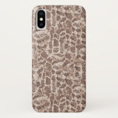 Coques Case-Mate iPhone Peau Brown et Tan Snake (Dos)
