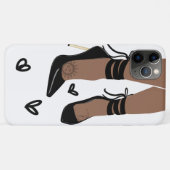 Coques Case-Mate iPhone Peau brune bronzée talons foncés soleil lune girly (Dos (Horizontal))