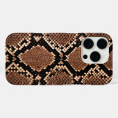 Coques Case-Mate iPhone Peau de Crotale Occidental (Verso (horizontal))