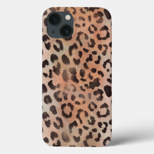 Case-Mate iPhone Case Peau de léopard en abricot mandarine