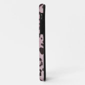 Coques Case-Mate iPhone Peau de léopard en rose rose (Dos/Gauche)