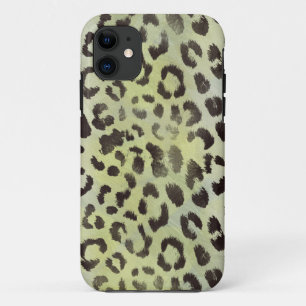 Case-Mate iPhone Case Peau de léopard en vert citron mandarine