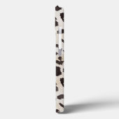 Coques Case-Mate iPhone Peau de léopard sur ivoire mandarine (Verso / Gauche)