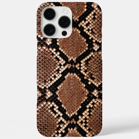 Coques Case-Mate iPhone Peau de serpent à crotale diamant (Verso)