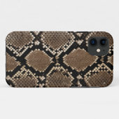 Coques Case-Mate iPhone Peau de serpent à sonnette Diamond Back (Dos (Horizontal))
