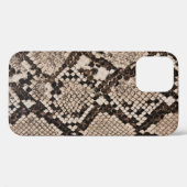 Coques Case-Mate iPhone Peau de serpent : arrière - plan texturé. (Verso (horizontal))