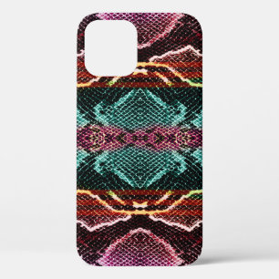 Case-Mate iPhone Case Peau de serpent colorée, poster de animal.