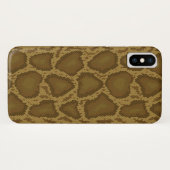 Coques Case-Mate iPhone Peau de serpent, motif de reptile (Dos (Horizontal))