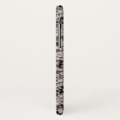 Coques Case-Mate iPhone Peau de serpent noir et gris (Dos/Gauche)