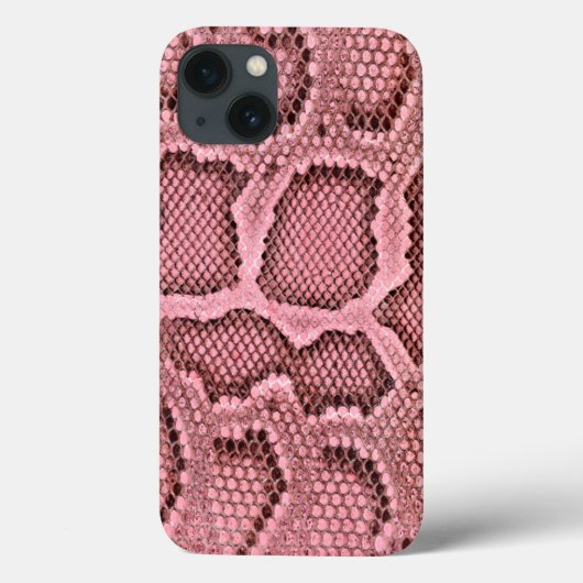 Coques Case-Mate iPhone Peau de serpent rose (Verso)