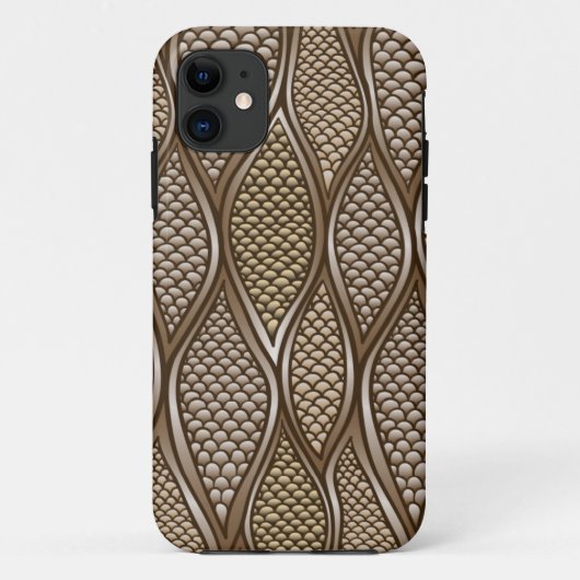 Coques Case-Mate iPhone Peau de serpent stylisée (Dos)