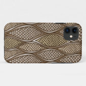 Coques Case-Mate iPhone Peau de serpent stylisée (Dos (Horizontal))