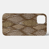Coques Case-Mate iPhone Peau de serpent stylisée (Verso (horizontal))