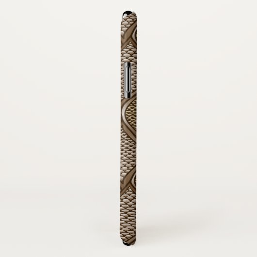 Coques Case-Mate iPhone Peau de serpent stylisée (Dos/Droite)