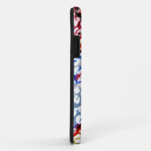 Coques Case-Mate iPhone Peau Empreinte de léopard rétro (rouge, bleu, jaun (Dos/Droite)