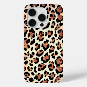 Coque iPhone 15 Pro Peau léopard
