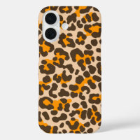 Peau léopard Imprimer Motif Moutarde Jaune Brown