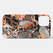 Coques Case-Mate iPhone Peaux animales d'afrique sauvage avec patte de fle (Verso (horizontal))