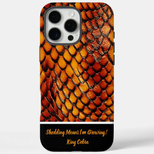 Coques iPhone 16 Pro Max Peaux de serpent à motifs scintillants à la lumièr