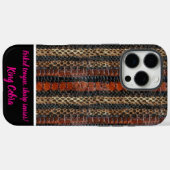 Coques Case-Mate iPhone Peaux de serpent en motif complexe (Verso (horizontal))