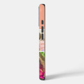 Coques Case-Mate iPhone Pêche 4 photo Nom et Initiale  (Verso / Gauche)