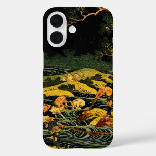 Coques iPhone 16 Pêche à la lumière de la torche dans la province d