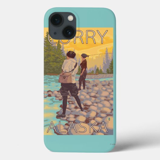 Coques Case-Mate iPhone Pêche à la mouche - Curry, Alaska (Verso)