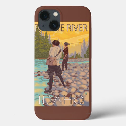 Coques Case-Mate iPhone Pêche à la mouche - rivière Payette, Idaho (Verso)