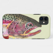 Coques Case-Mate iPhone Pêche à la truite arc-en-ciel (Dos (Horizontal))