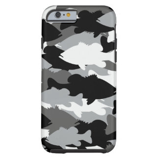 Coque Tough iPhone 6 Pêche au bar Camo noir