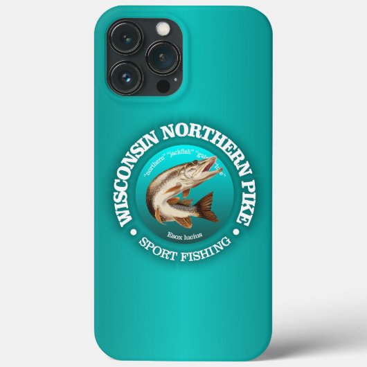 Coques Case-Mate iPhone Pêche au brochet dans le Wisconsin (Verso)
