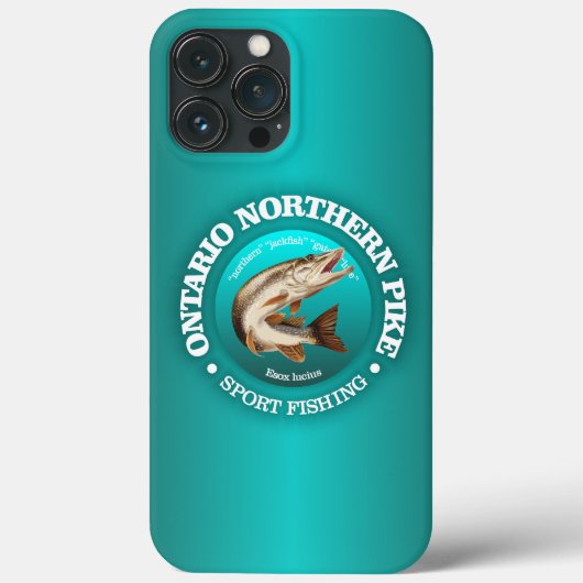 Coques Case-Mate iPhone Pêche au brochet en Ontario (Verso)