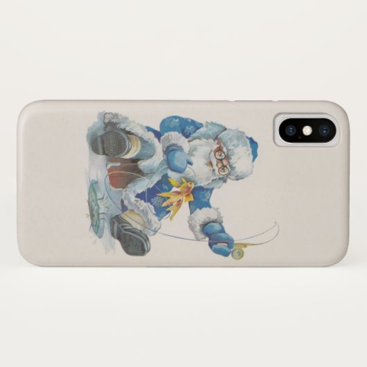 Coques Case-Mate iPhone Pêche de Père Noël (Plus d'options) - (Dos (Horizontal))