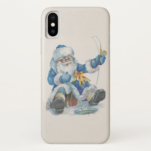 Coques Case-Mate iPhone Pêche de Père Noël (Plus d'options) - (Dos)