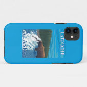 Coques Case-Mate iPhone Pêche d'ours en rivière - Latouche, Alaska (Dos (Horizontal))