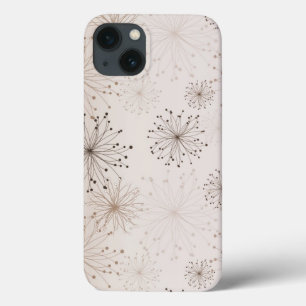 Etui iPhone 13 Pêcher les fleurs Abstraites