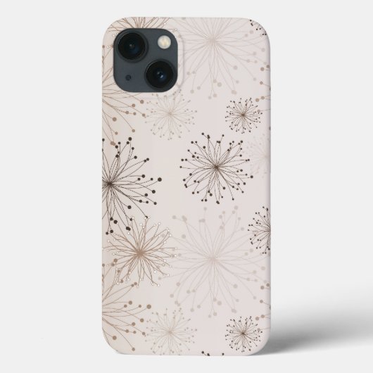 Coques Case-Mate iPhone Pêcher les fleurs Abstraites (Verso)