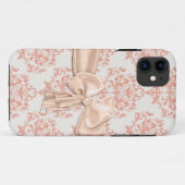 Coques Case-Mate iPhone Pêches et iPhone crème 5 Casemate de damassé (Dos (Horizontal))