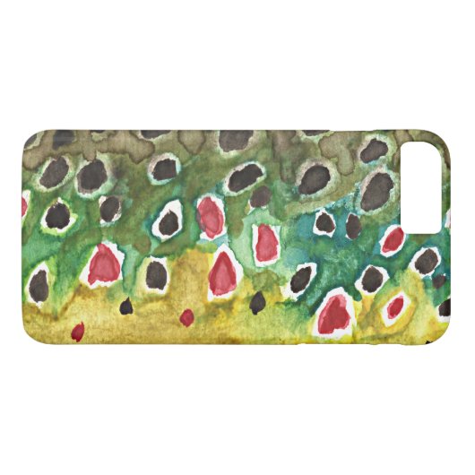 Coques Case-Mate iPhone Pêcheur Brown de truites (Dos (Horizontal))