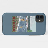 Coques Case-Mate iPhone Pêcheur de mouche - Fairbanks, Alaska (Dos (Horizontal))