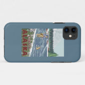 Coques Case-Mate iPhone Pêcheur de mouche - le Yukon, Alaska (Dos (Horizontal))