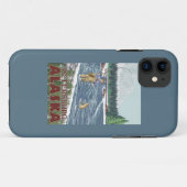 Coques Case-Mate iPhone Pêcheur de mouche - Pétersbourg, Alaska (Dos (Horizontal))