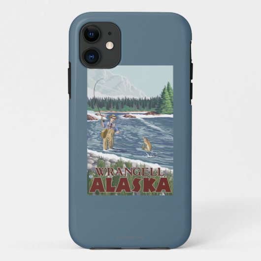 Coques Case-Mate iPhone Pêcheur de mouche - Wrangell, Alaska (Dos)