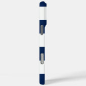 Coques Case-Mate iPhone Pêcheur esthétique Bleu rayé (Verso / Droite)