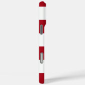 Coques Case-Mate iPhone Pêcheur esthétique rouge rayé (Verso / Droite)