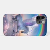 Coques Case-Mate iPhone Pégase avec arc-en-ciel (Dos (Horizontal))