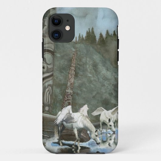 Coques Case-Mate iPhone Pegasi sacré boit de l'Imaginaire de rivière Art (Dos)
